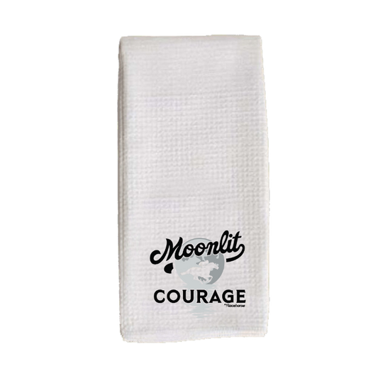 Moonlit Courage Tea Towel