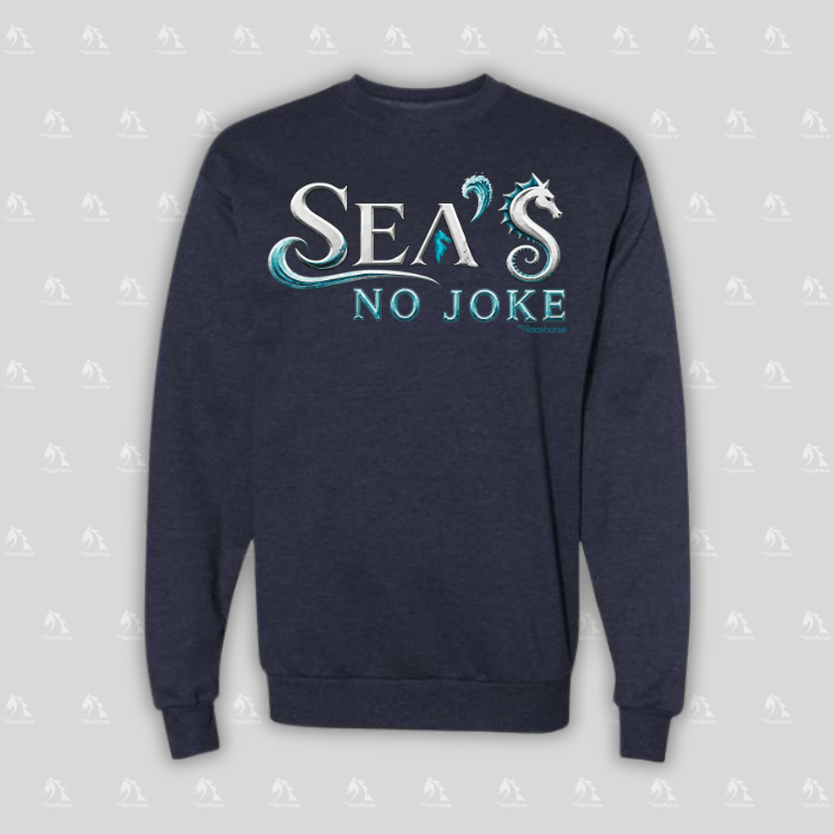 Sea's No Joke Unisex Crewneck Sweater