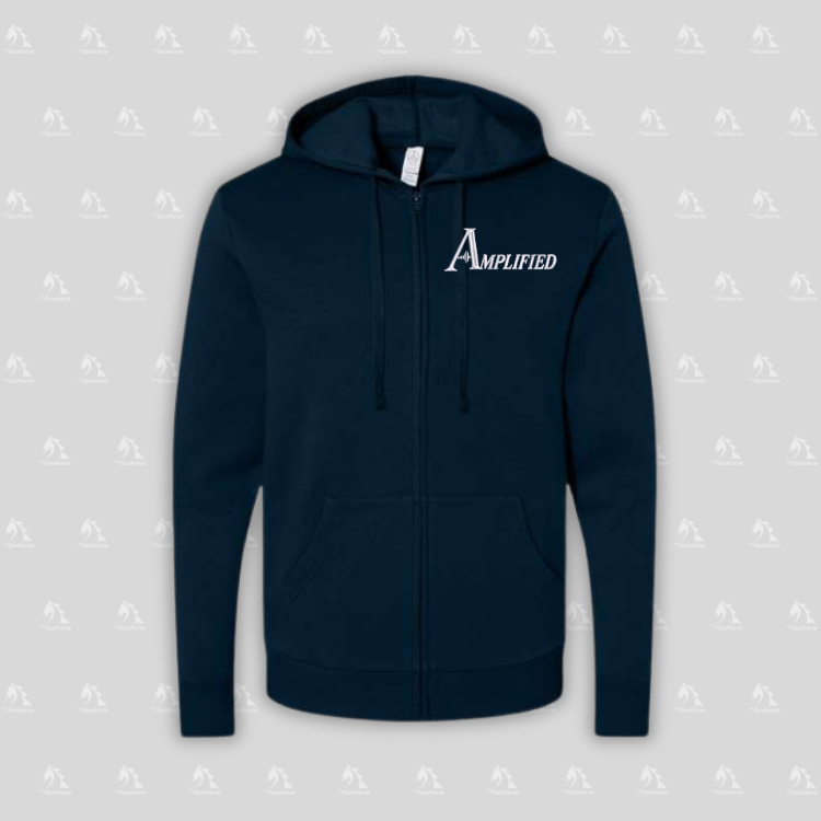 Amplified Unisex Fleece Zip Hoodie