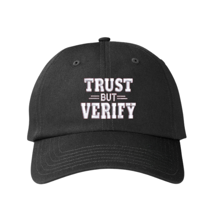 Trust But Verify - Adidas Relaxed Cap