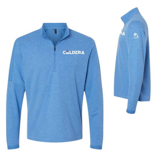 Caldera - Adidas Men's 3-Stripes Quarter-Zip Sweater