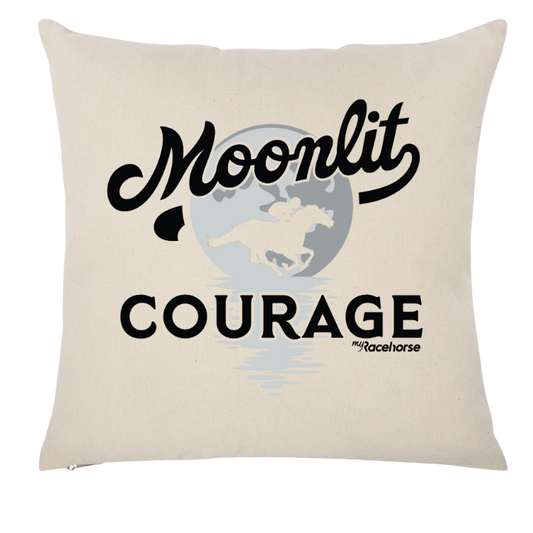 Moonlit Courage Throw Pillow Case