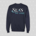 Load image into Gallery viewer, Sea's No Joke Unisex Crewneck Sweater
