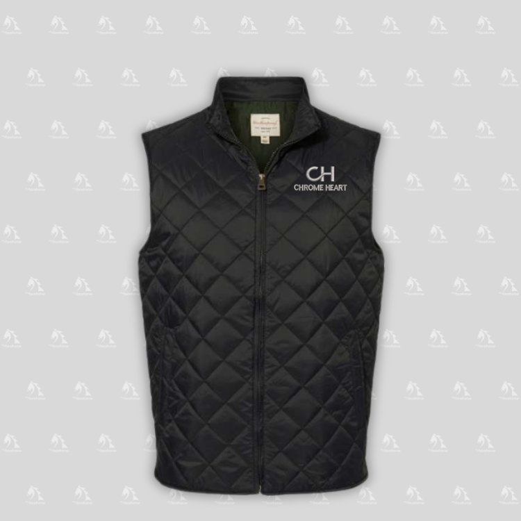 Chrome Heart Men's Quilted Vest