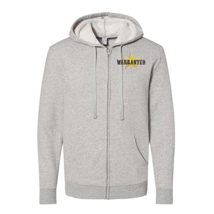 Warranted Unisex Fleece Zip Hoodie