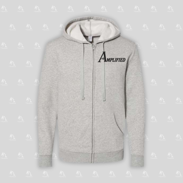 Amplified Unisex Fleece Zip Hoodie