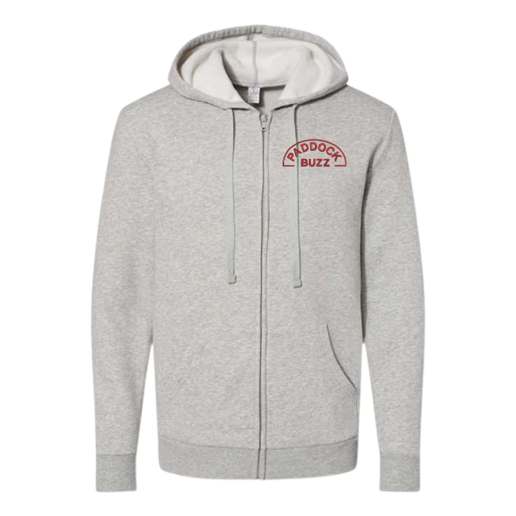 Paddock Buzz Unisex Fleece Zip Hoodie