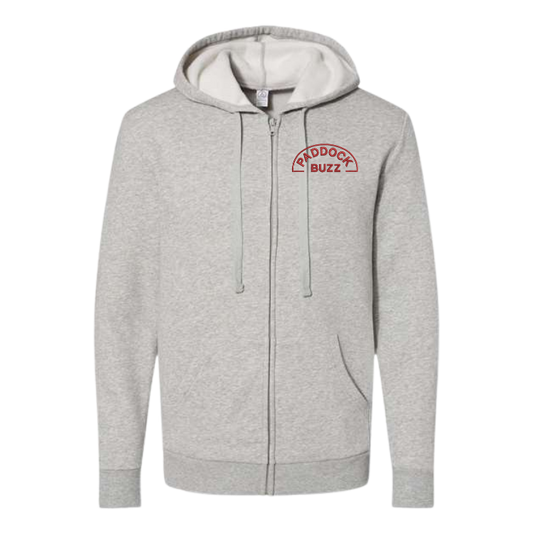 Paddock Buzz Unisex Fleece Zip Hoodie
