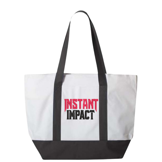 Instant Impact Embroidered Tote Bag