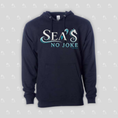 Load image into Gallery viewer, Sea's No Joke Unisex Hooded Sweatshirt
