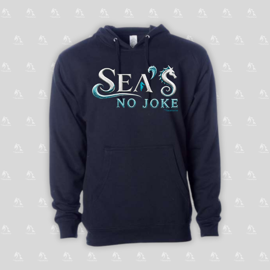 Sea's No Joke Unisex Hooded Sweatshirt