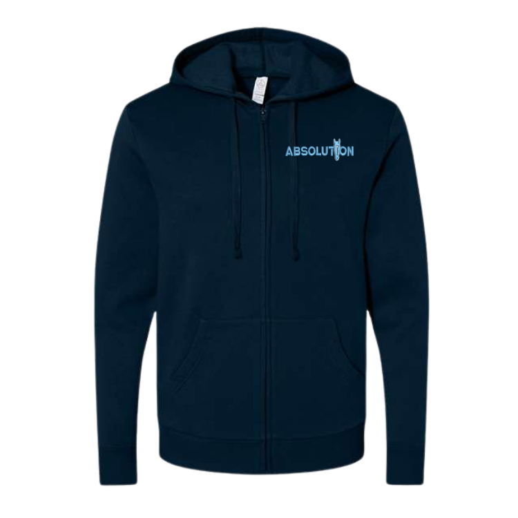 Absolution Unisex Fleece Zip Hoodie
