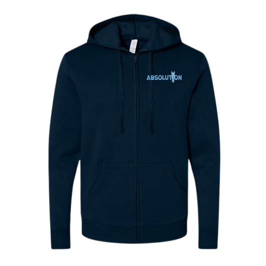 Absolution Unisex Fleece Zip Hoodie