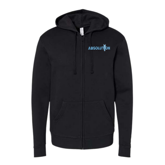 Absolution Unisex Fleece Zip Hoodie