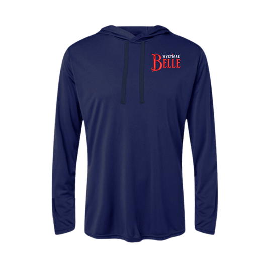 Mystical Belle Embroidered Women's Hooded Long Sleeve T-Shirt