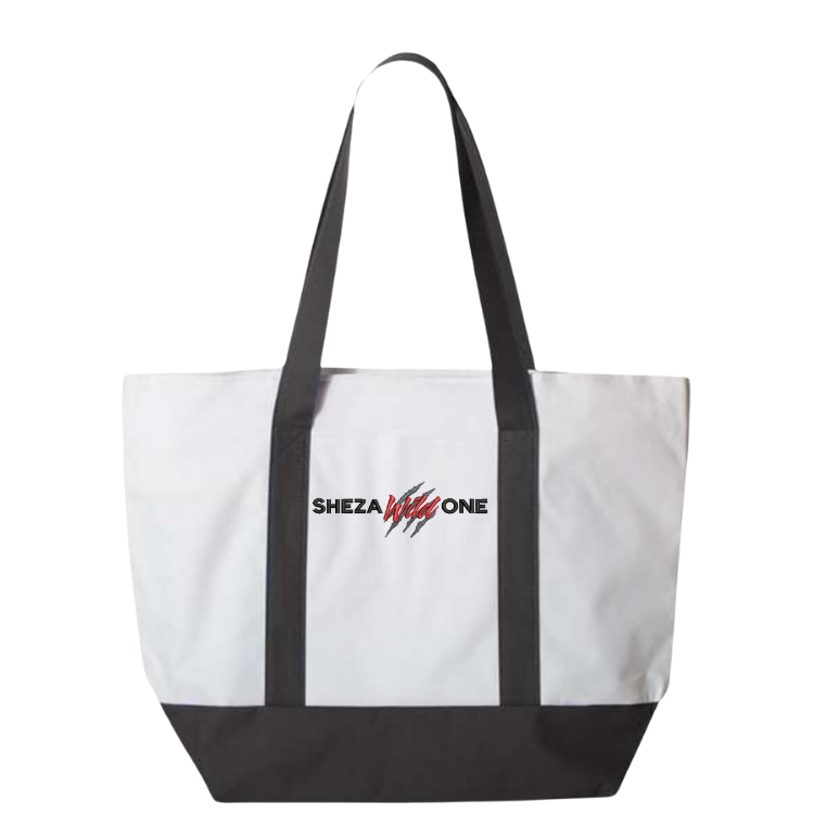 Shezawildone Embroidered Tote Bag