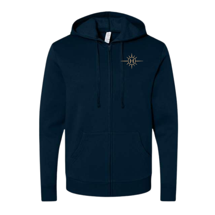 Helios Unisex Fleece Zip Hoodie