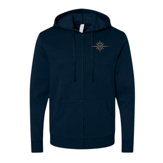 Helios Unisex Fleece Zip Hoodie