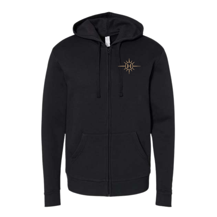 Helios Unisex Fleece Zip Hoodie