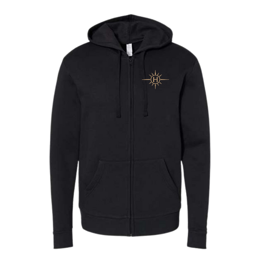 Helios Unisex Fleece Zip Hoodie