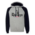 Load image into Gallery viewer, Doctorate Men's Raglan Hooded Sweatshirt

