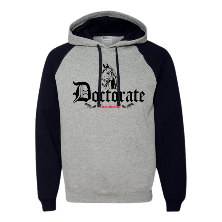 Doctorate Men's Raglan Hooded Sweatshirt