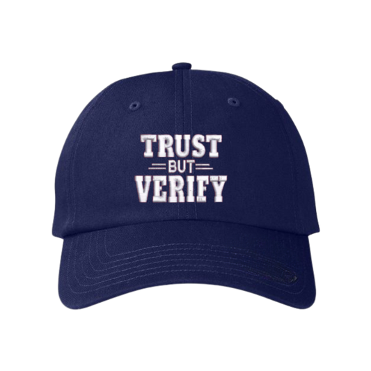 Trust But Verify - Adidas Relaxed Cap