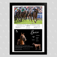 Load image into Gallery viewer, Bacio - Nunthorpe Stakes Custom Photo / Owner Photo Collage
