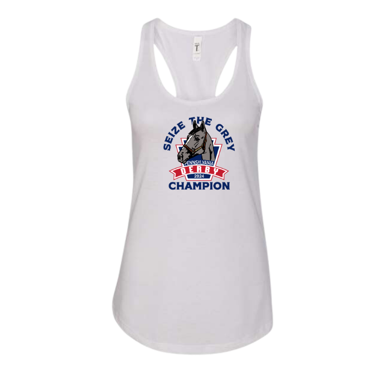 Seize the Grey Pennsylvania Derby Collection Women's Racer Back Tank