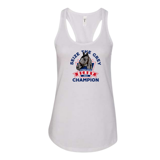 Seize the Grey Pennsylvania Derby Collection Women's Racer Back Tank