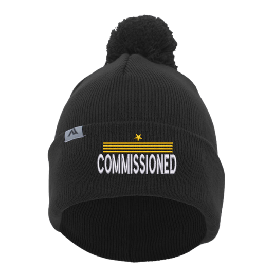 Commissioned Beanie with Pom-Pom