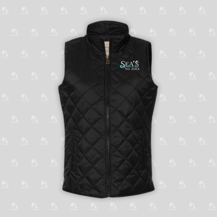 Sea's No Joke Women's Quilted Vest