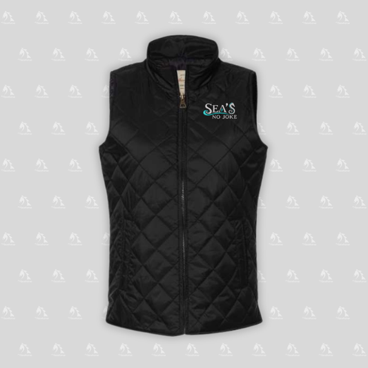 Sea's No Joke Women's Quilted Vest