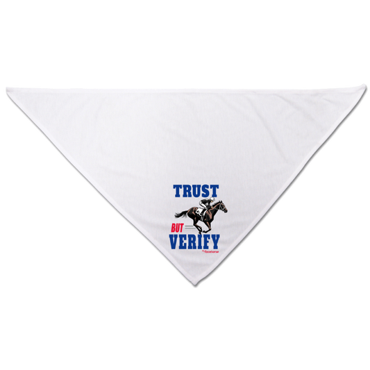 Trust but Verify Dog Bandana