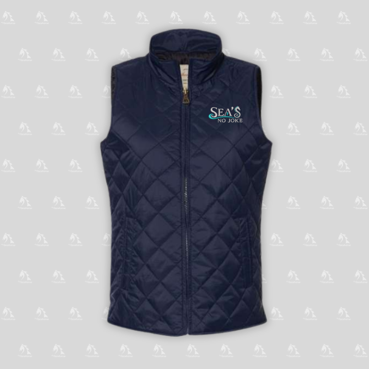 Sea's No Joke Men's Quilted Vest