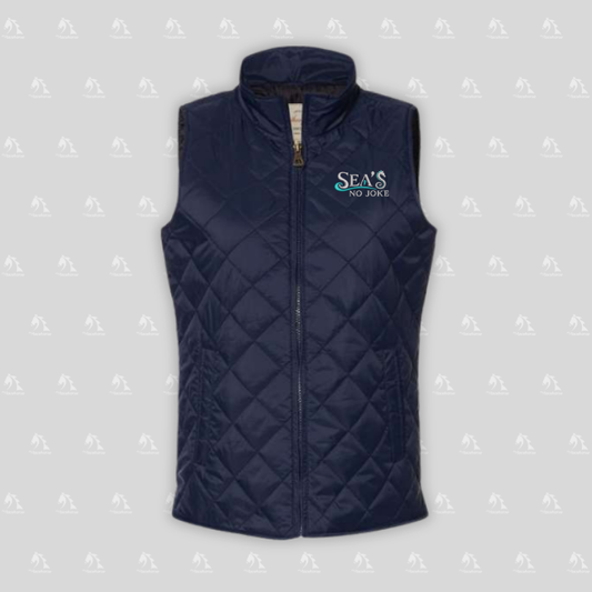 Sea's No Joke Women's Quilted Vest
