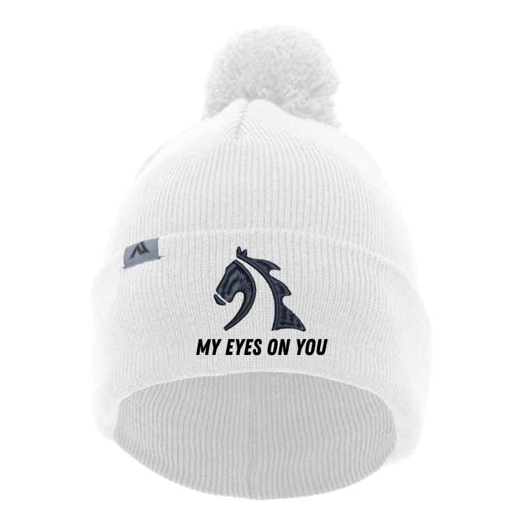 My Eyes On You Beanie with Pom-Pom