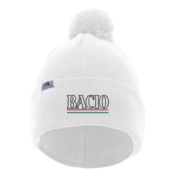 Bacio Beanie with Pom-Pom