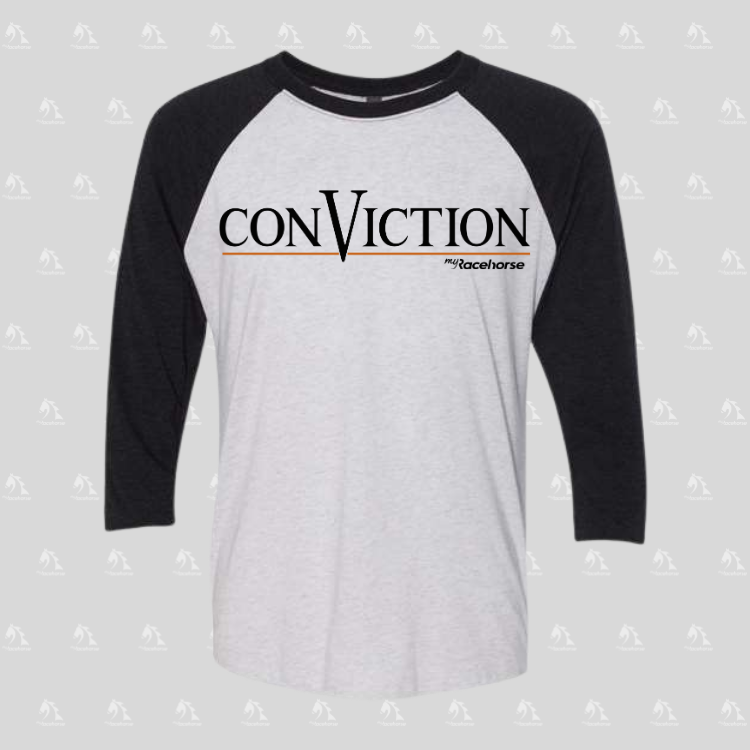 Conviction Unisex 3/4 Sleeve Raglan T-Shirt