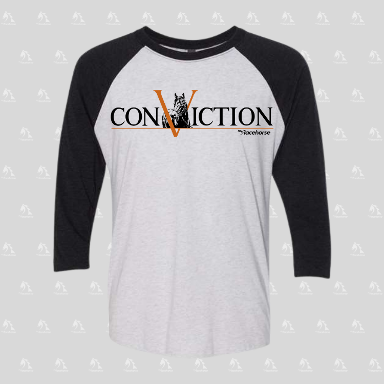 Conviction Unisex 3/4 Sleeve Raglan T-Shirt