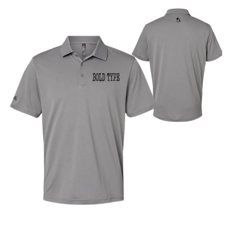 Bold Type - Men's Adidas Performance Polo