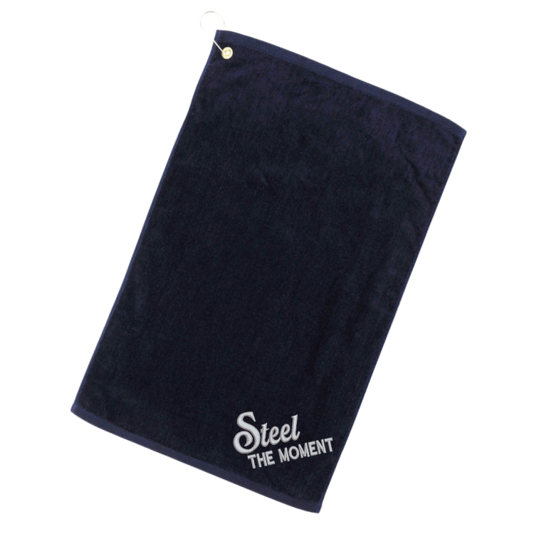 Steel the Moment Golf Towel
