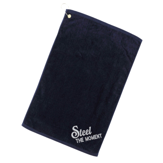 Steel the Moment Golf Towel