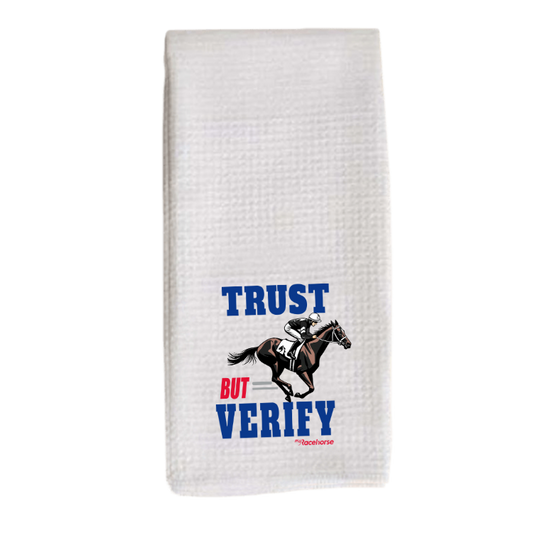 Trust but Verify Tea Towel
