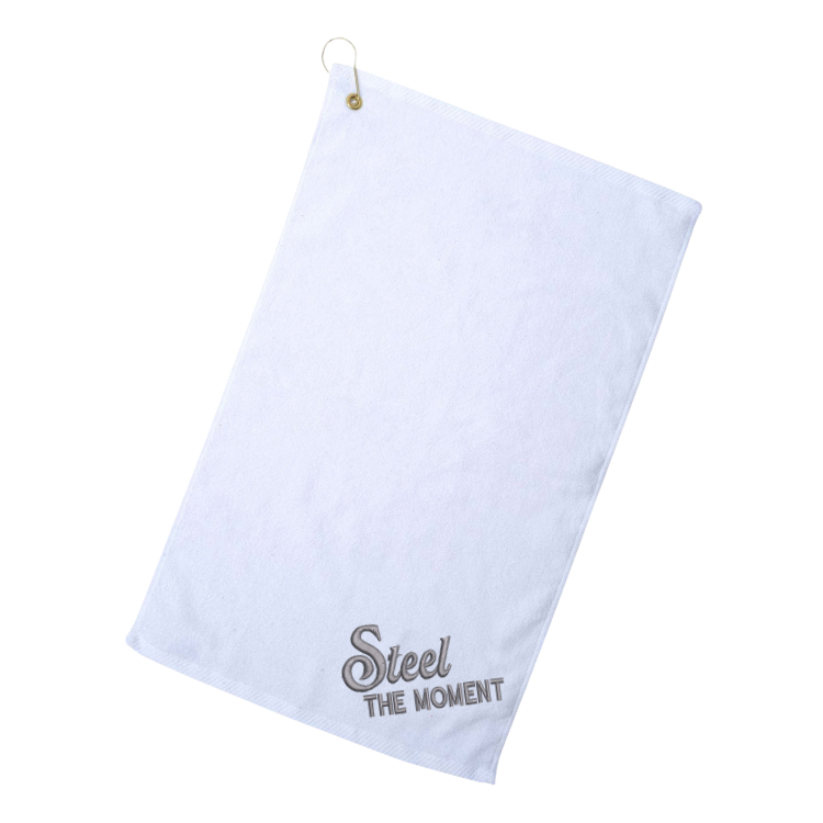 Steel the Moment Golf Towel