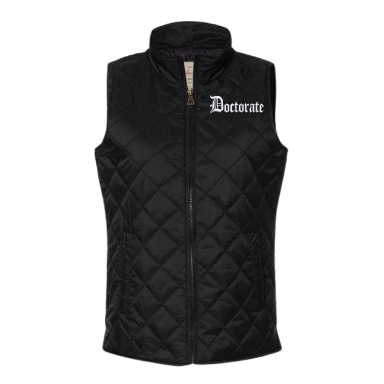 Doctorate Women's Quilted Vest
