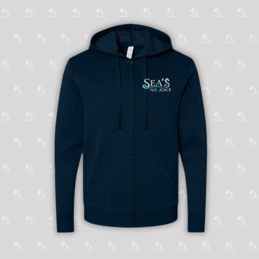 Sea's No Joke Unisex Fleece Zip Hoodie