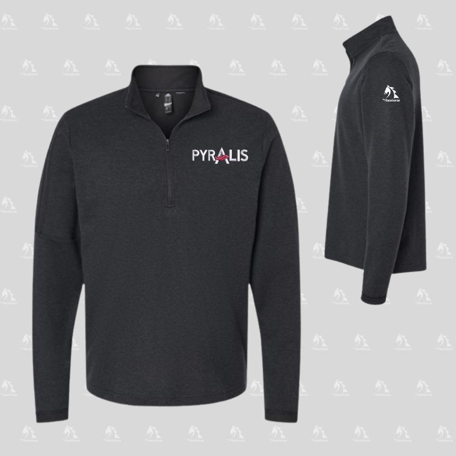 Pyralis - Adidas Men's 3-Stripes Quarter-Zip Sweater
