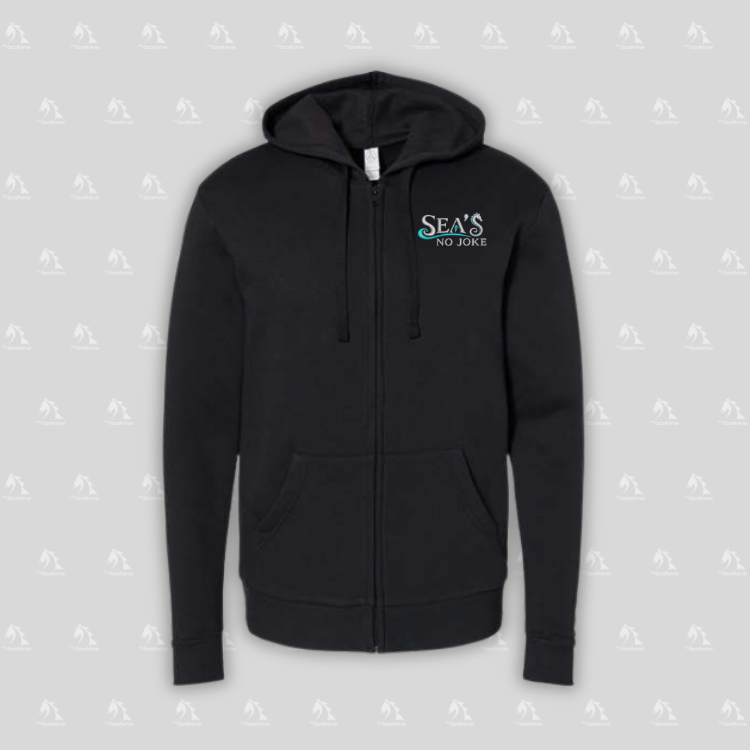 Sea's No Joke Unisex Fleece Zip Hoodie