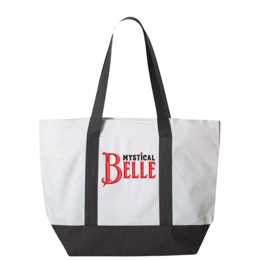 Mystical Belle Embroidered Tote Bag